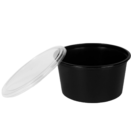 NX 250 ML Round Container Black